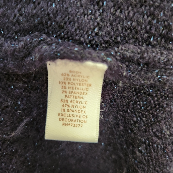 LC Lauren Conrad Christmas Sloth Sweater Women's Medium - Picture 4 of 5